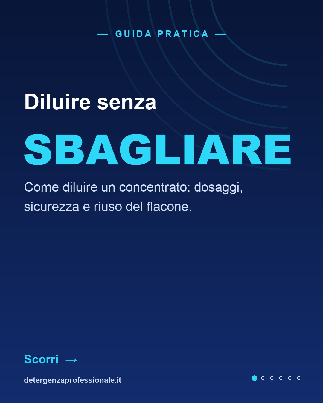 Come diluire i detergenti concentrati: dosaggi, sicurezza e riuso del flacone