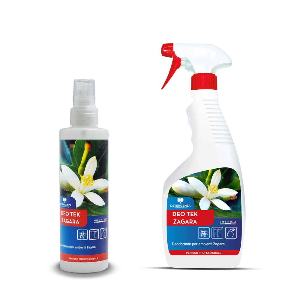 Deodorante per Ambienti Deo Tek Zagara | Freschezza Intensa e Duratura | Detergenza Professionale