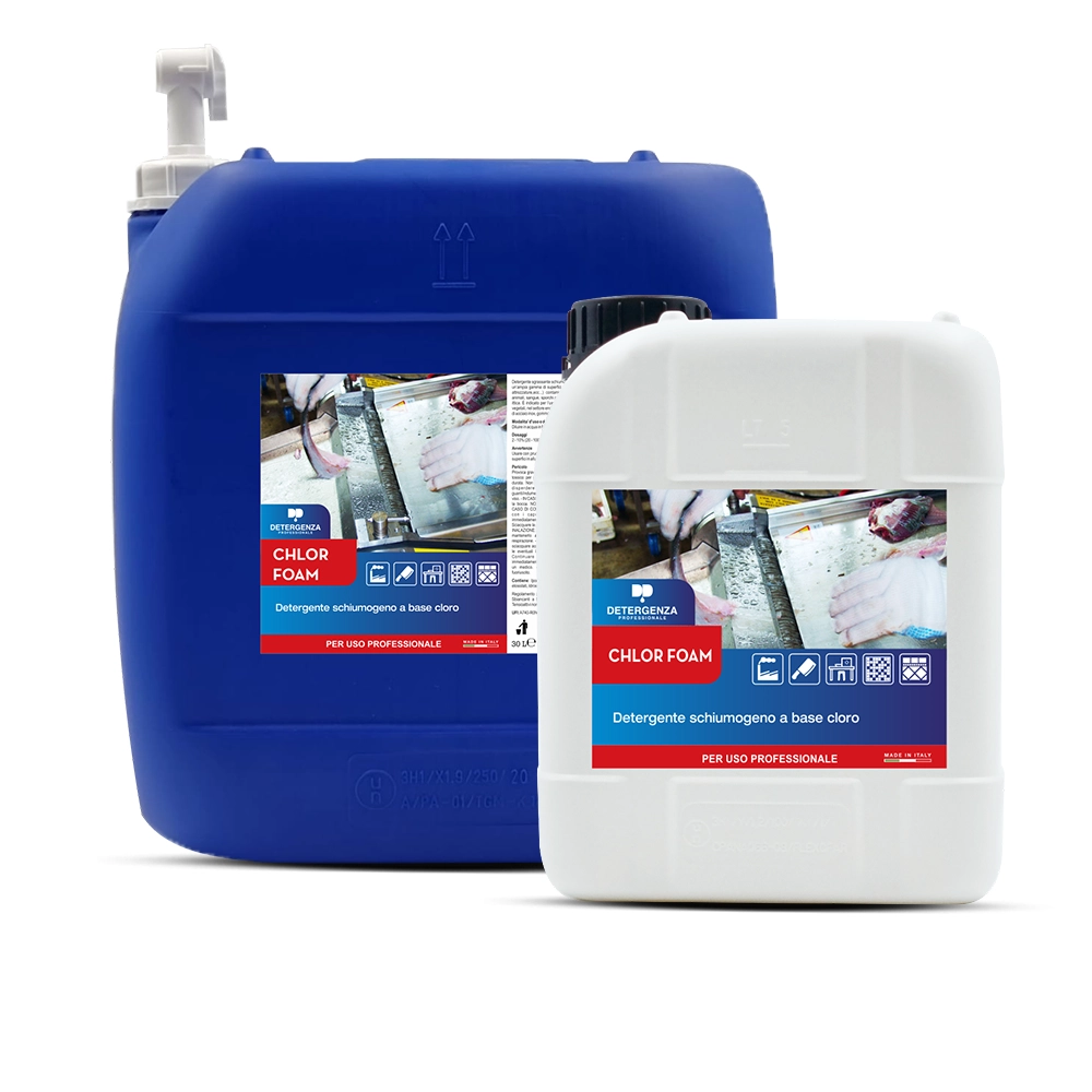 Detergente Schiumogeno Chlor Foam | Igienizzante & Sgrassante al Cloro | Detergenza Professionale