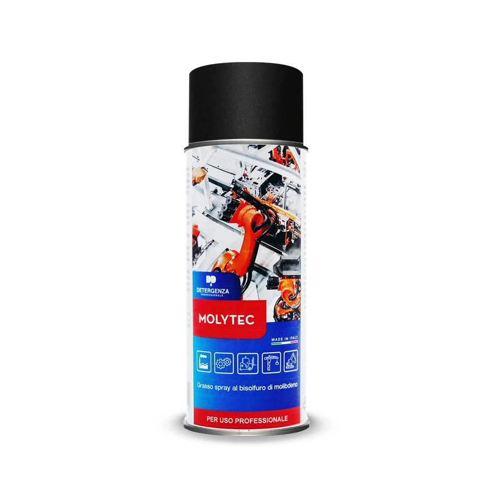 Grasso Spray Molytec | Lubrificante al Bisolfuro di Molibdeno | Alta Resistenza Termica | Detergenza Professionale