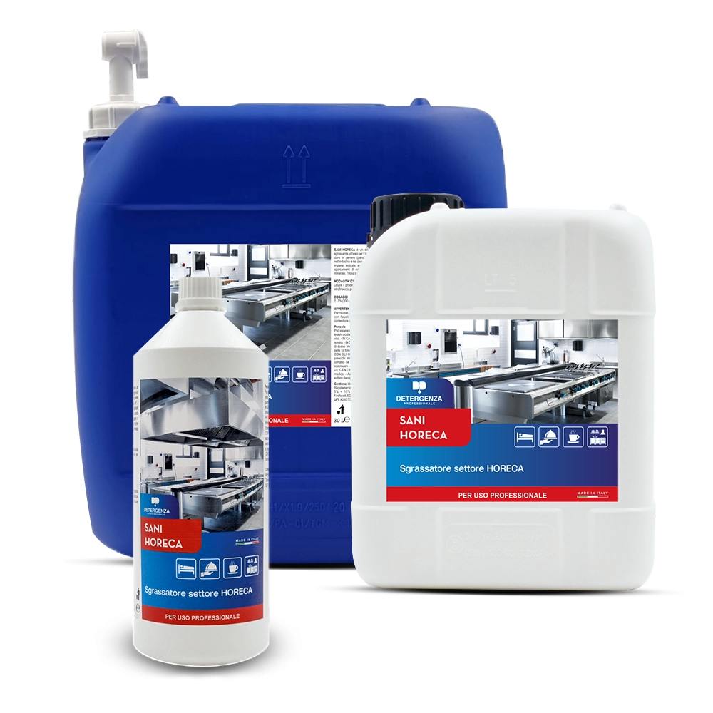 Sgrassatore Ultra Concentrato Sani Horeca | Pulizia Professionale | Detergenza Professionale