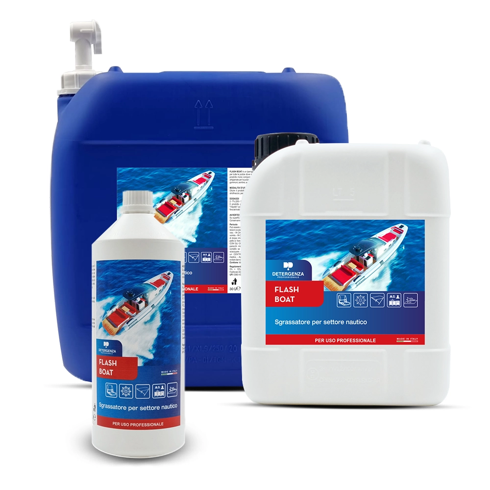 Sgrassatore Nautico Flash Boat | Pulizia Professionale per Gommoni & Superfici Dure | Detergenza Professionale
