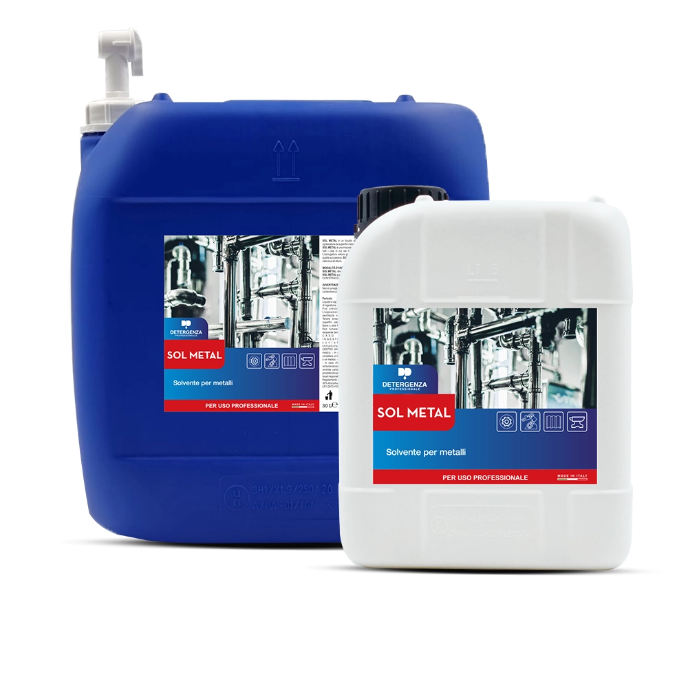 Solvente per Metalli Sol Metal | Sgrassante a Rapida Evaporazione | Detergenza Professionale