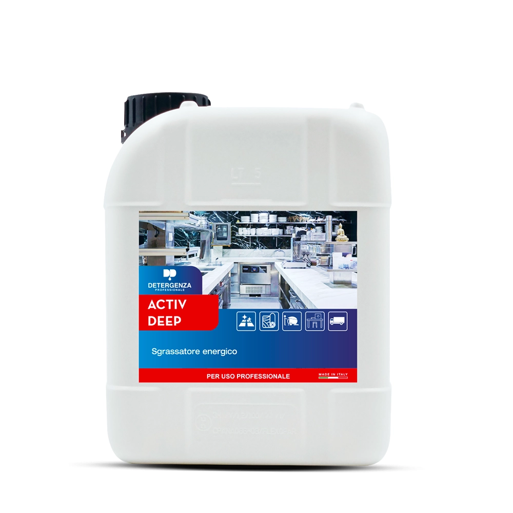Detergenza Professionale Sgrassatore Energico Activ Deep Concentrato 5L