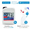 Detergenza Professionale Solvente di Pulizia di Origine Naturale Solclean P Concentrato 5L Equivale