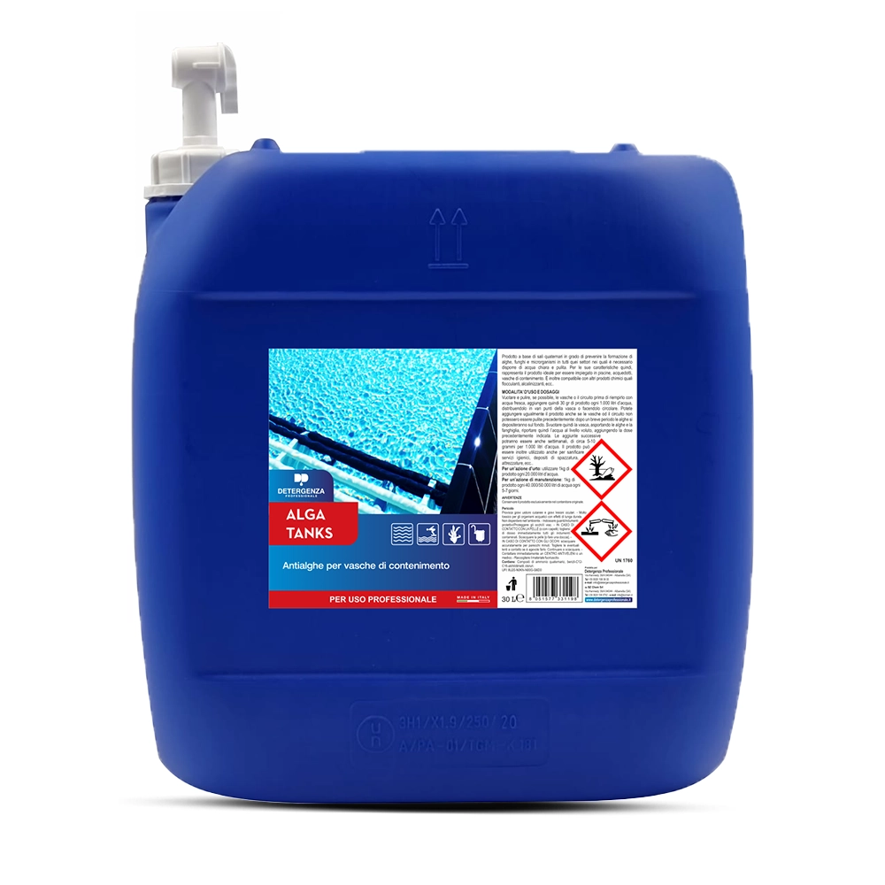 Antialghe per Vasche di Contenimento Alga Tanks Concentrato 30L
